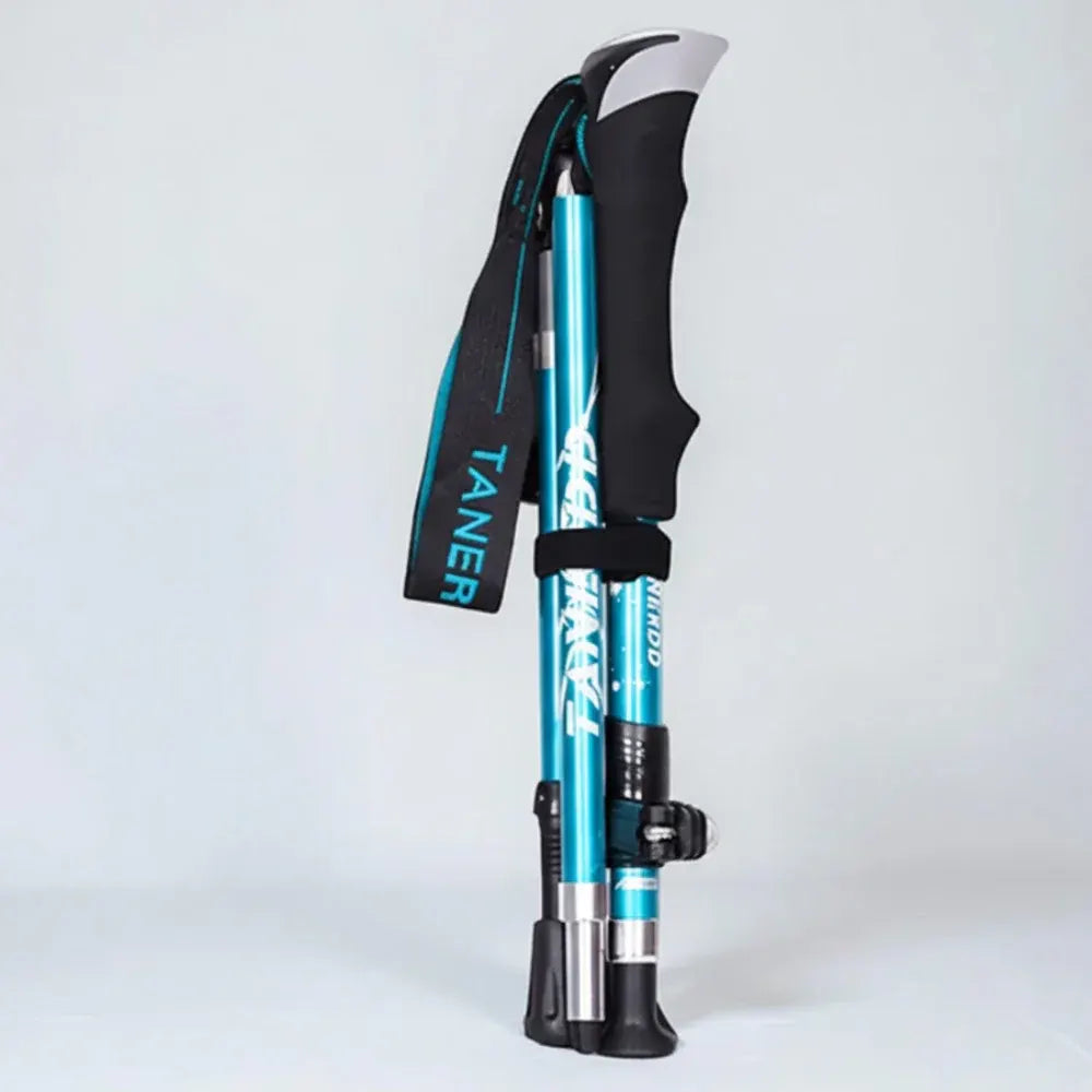 Foldable Telescopic Trekking Pole Adjustable Hiking Support Stick