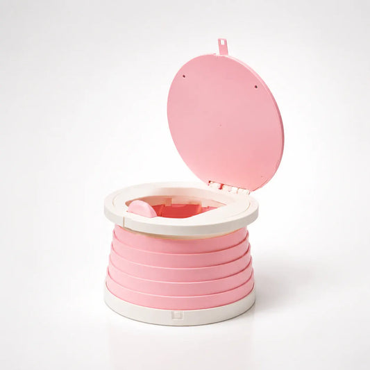 Foldable Toddler Training Potty - Portable Travel Toilet Seat