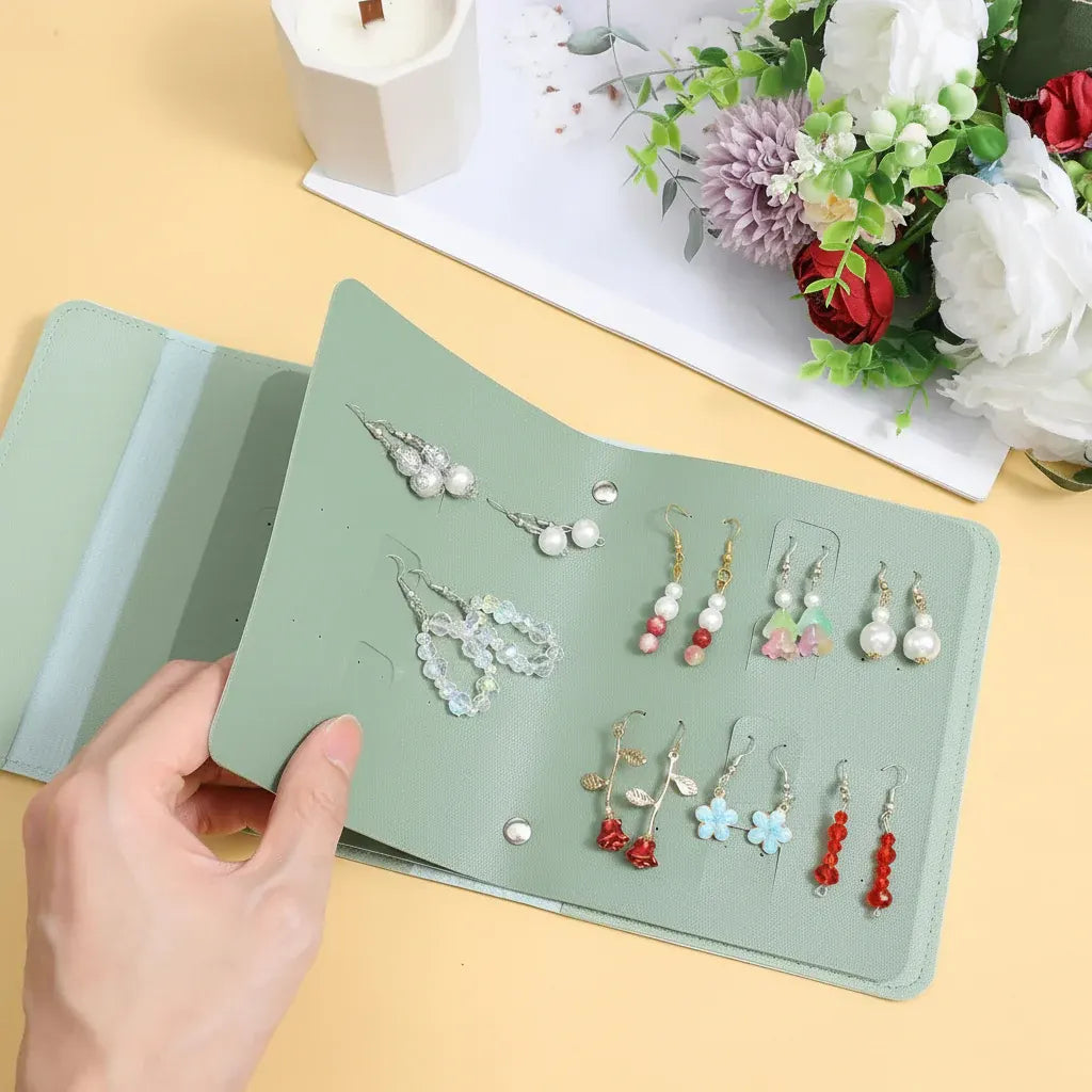 Foldable Travel Earring Case & Jewelry Organizer - Mother's Day Gift