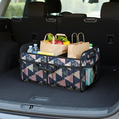 Foldable Waterproof Car Trunk Storage Box - Large Capacity Organizer