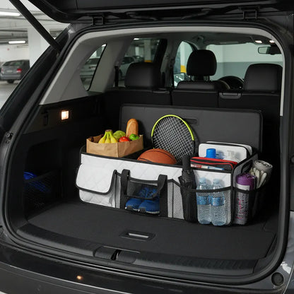 Foldable Waterproof Car Trunk Storage Box - Large Capacity Organizer