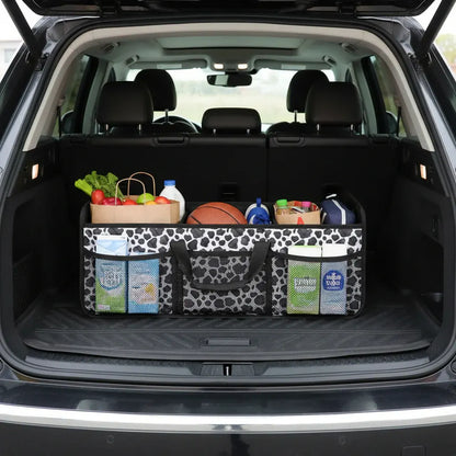 Foldable Waterproof Car Trunk Storage Box - Large Capacity Organizer