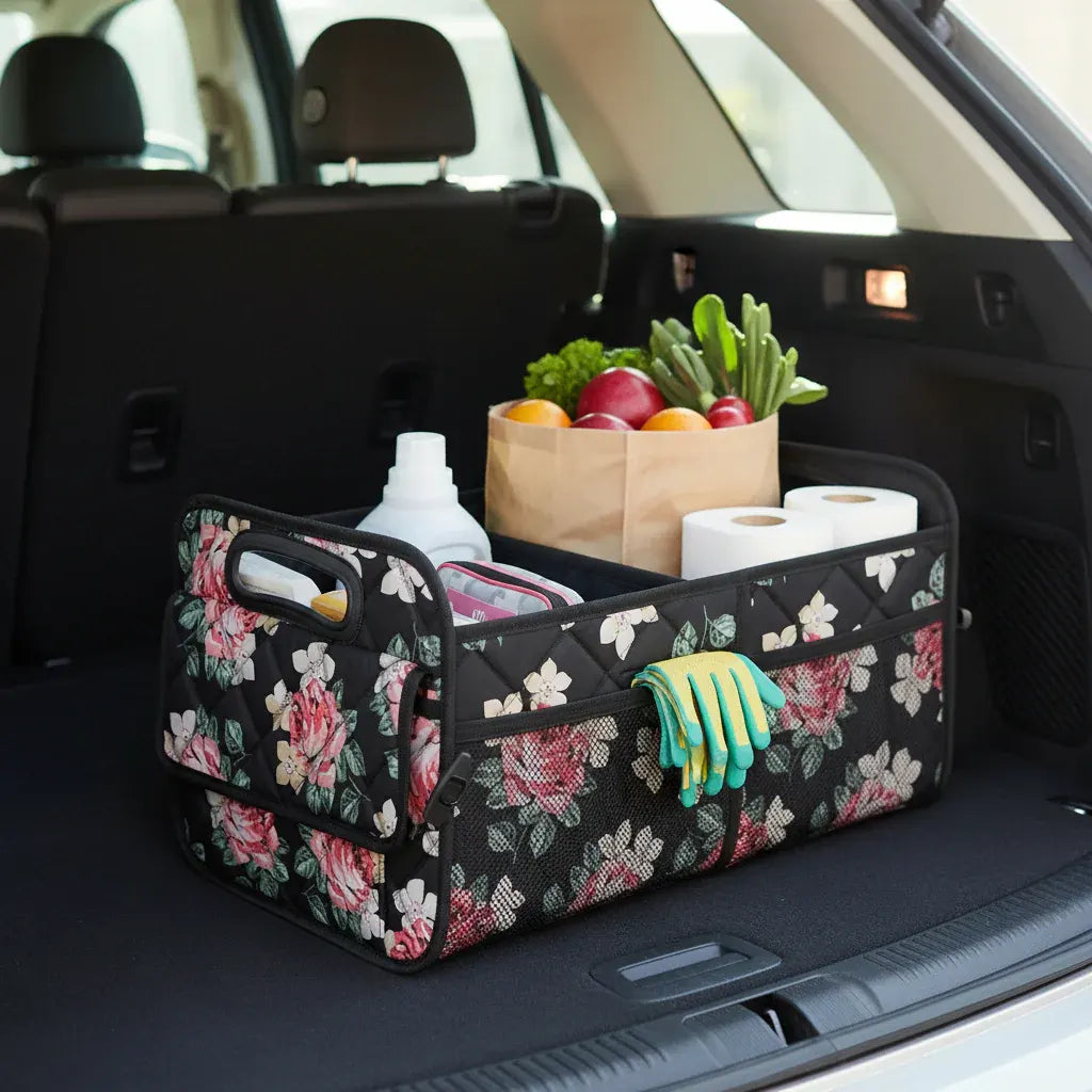 Foldable Waterproof Car Trunk Storage Box - Large Capacity Organizer