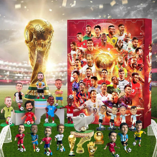 Football Figure Collector Advent Calendar Toy Set