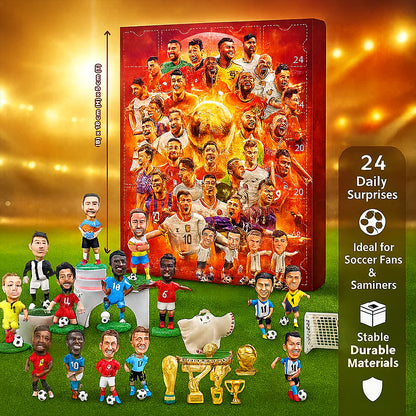 Football Figure Collector Advent Calendar Toy Set