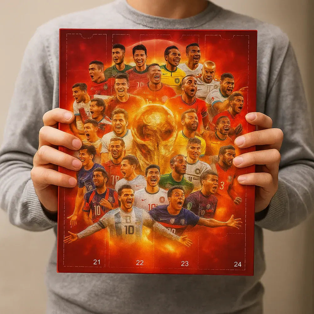 Football Figure Collector Advent Calendar Toy Set