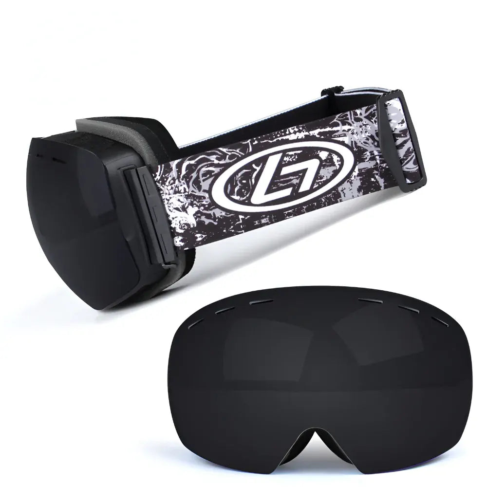 Frameless OTG Snow Goggles with Interchangeable Lens