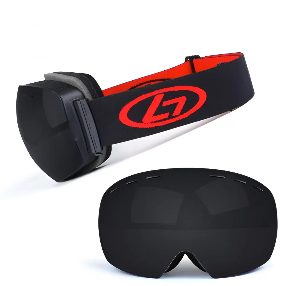 Frameless OTG Snow Goggles with Interchangeable Lens