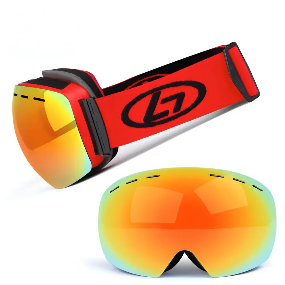 Frameless OTG Snow Goggles with Interchangeable Lens