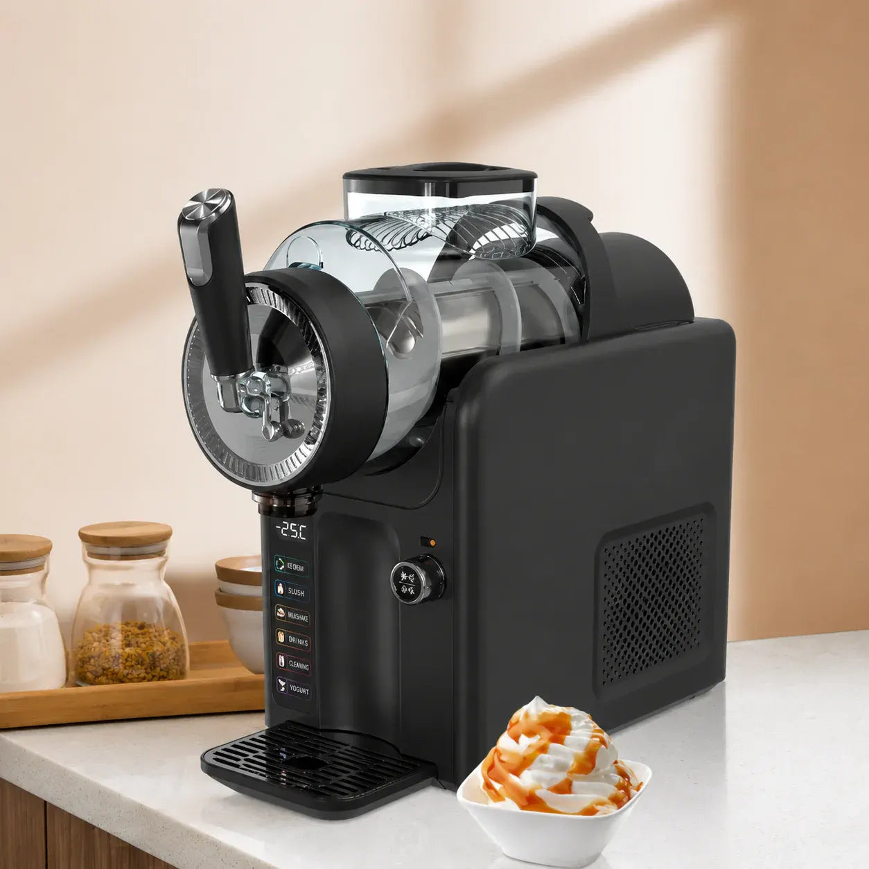 Frozen Slush & Ice Cream Machine for Homemade Drinks
