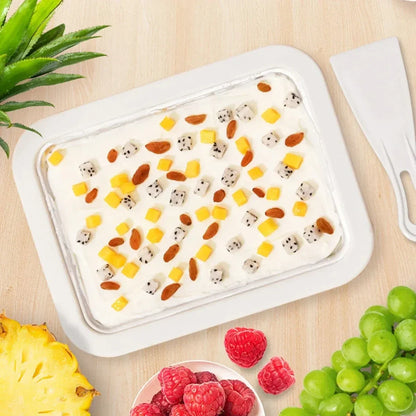 Frozen Yogurt & Gelato Pan Maker for Homemade Desserts