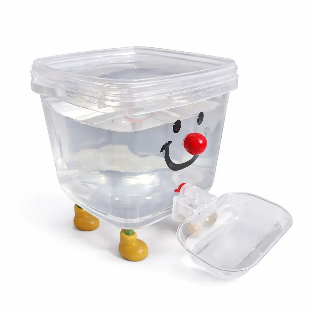 Fun-Design Pet Water Bowl with Easy-Access Dispenser