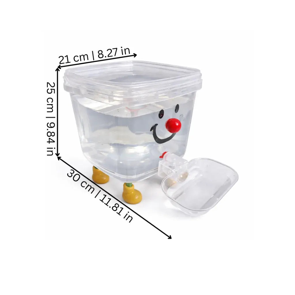 Fun-Design Pet Water Bowl with Easy-Access Dispenser