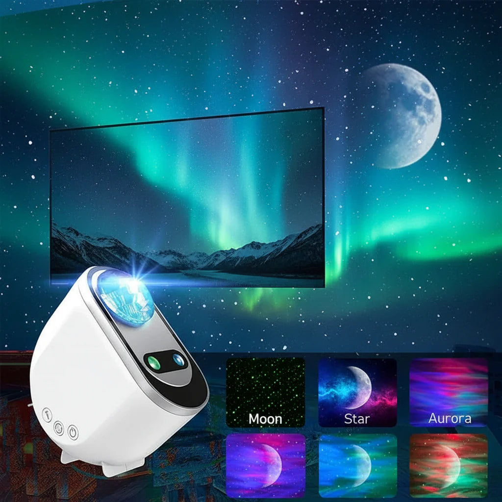 Galaxy Star LED Aurora Night Lamp with Remote Control