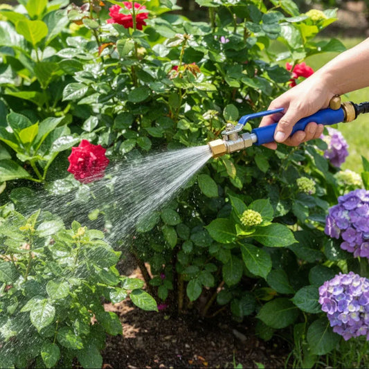 Garden Hose Spray Nozzle Attachment for Pressure Watering