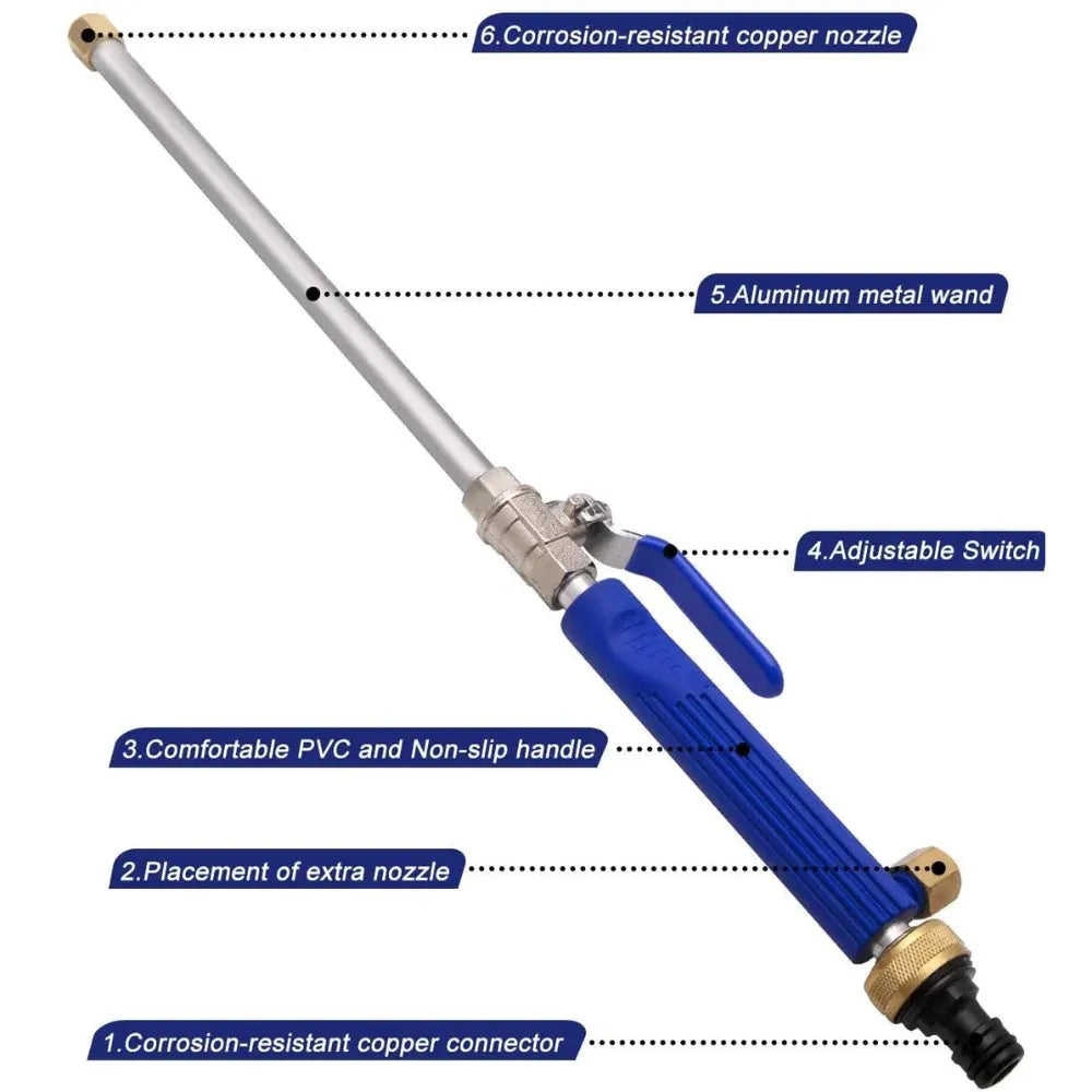 Garden Hose Spray Nozzle Attachment for Pressure Watering