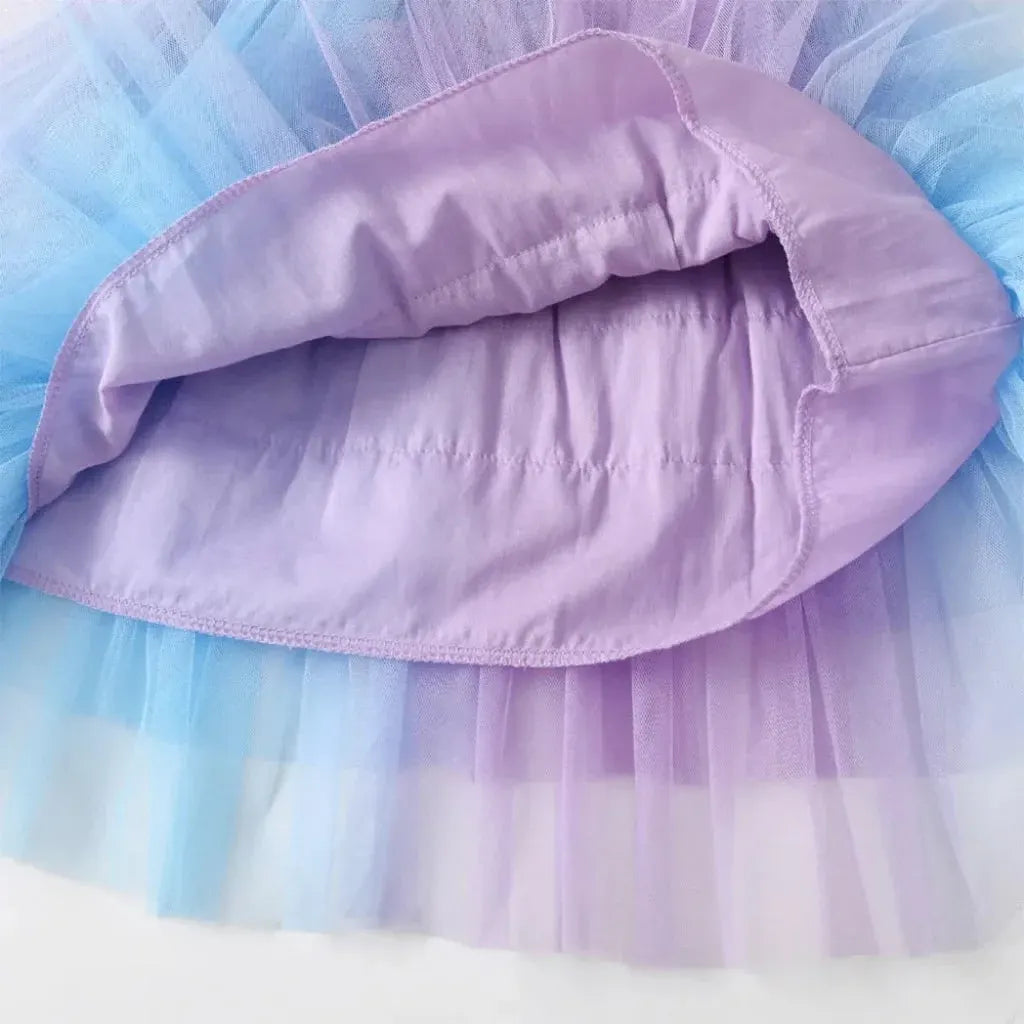 Girls Mermaid Halloween Tutu Dress Costume