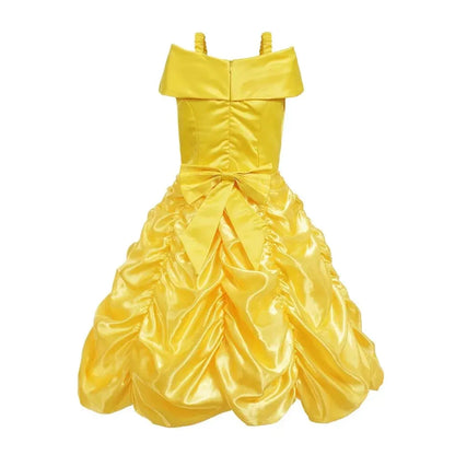 Girls Princess Costume Ball Gown Dress for Halloween