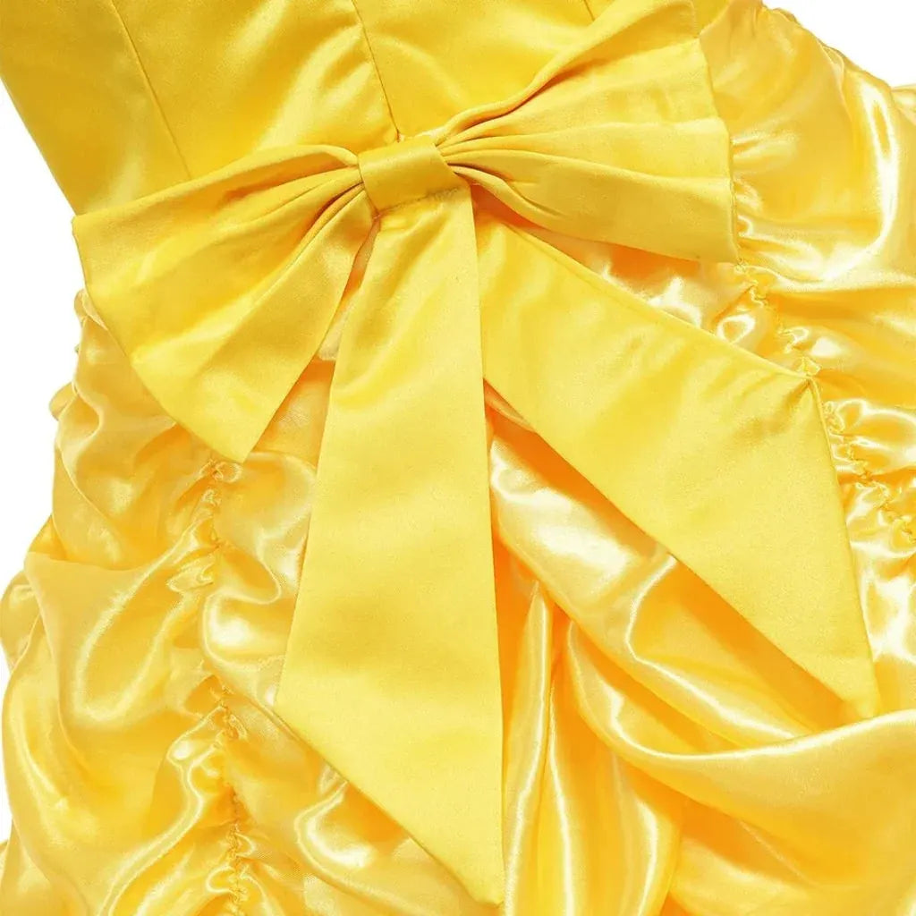 Girls Princess Costume Ball Gown Dress for Halloween
