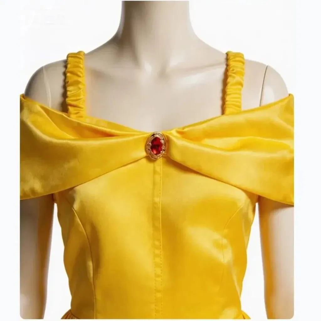 Girls Princess Costume Ball Gown Dress for Halloween