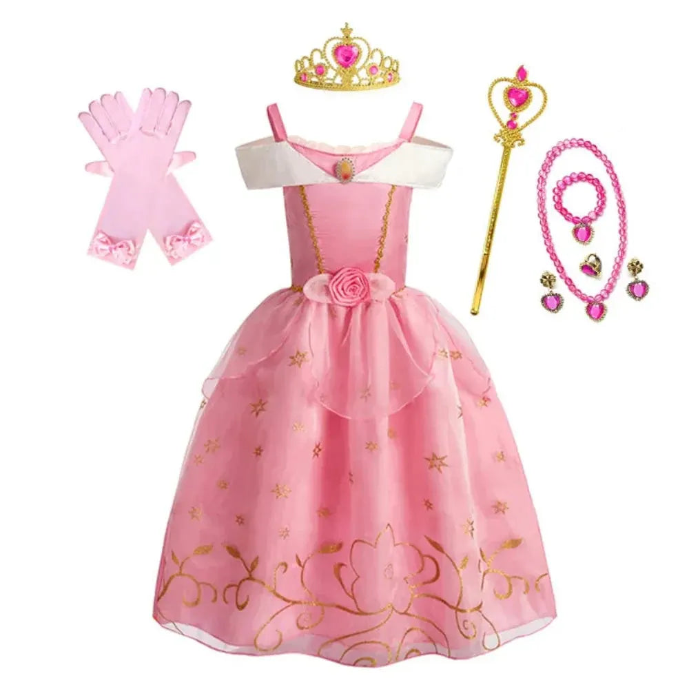 Girls Princess Dress Halloween Costume