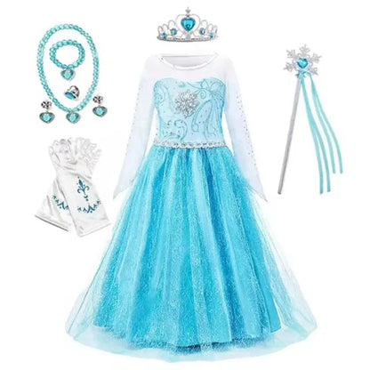 Girls Princess Dress Halloween Costume