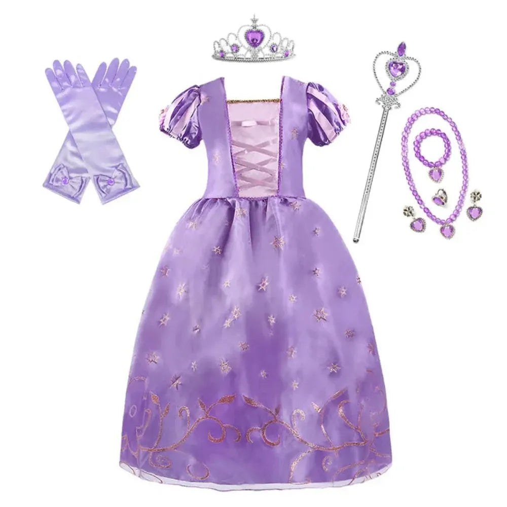 Girls Princess Dress Halloween Costume