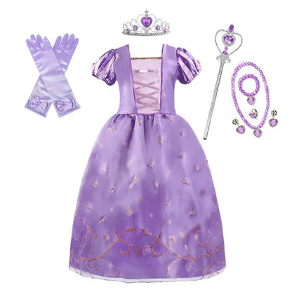 Girls Princess Dress Halloween Costume