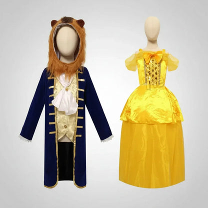 Girls Princess Dress Halloween Costume Set