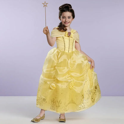 Girls Princess Dress Halloween Costume Set