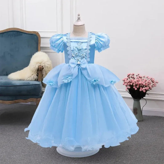 Girls Princess Halloween Ball Gown Costume