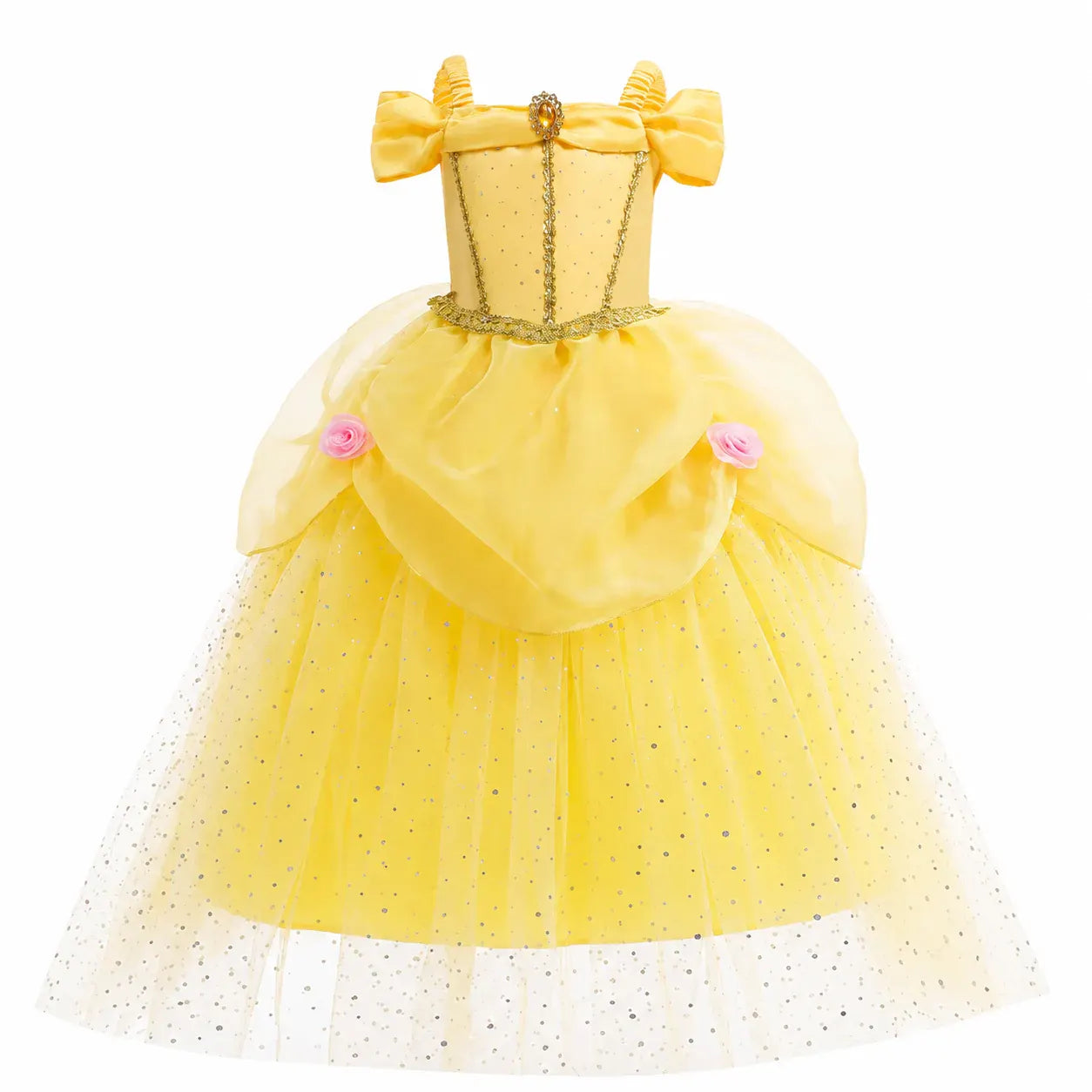 Girls Princess Halloween Party Dress Costume Set