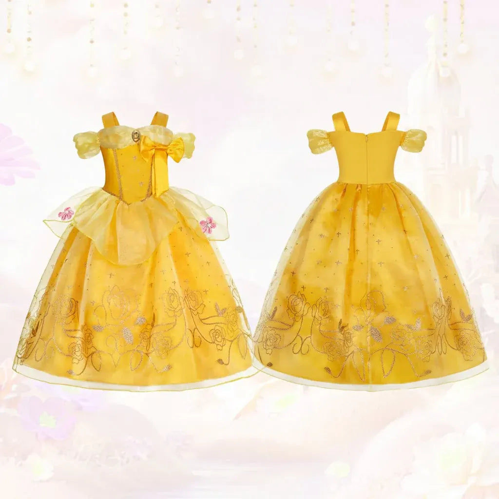 Girls Princess Halloween Party Dress Costume Set