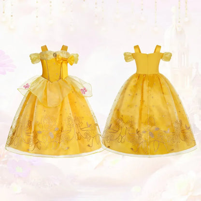 Girls Princess Halloween Party Dress Costume Set