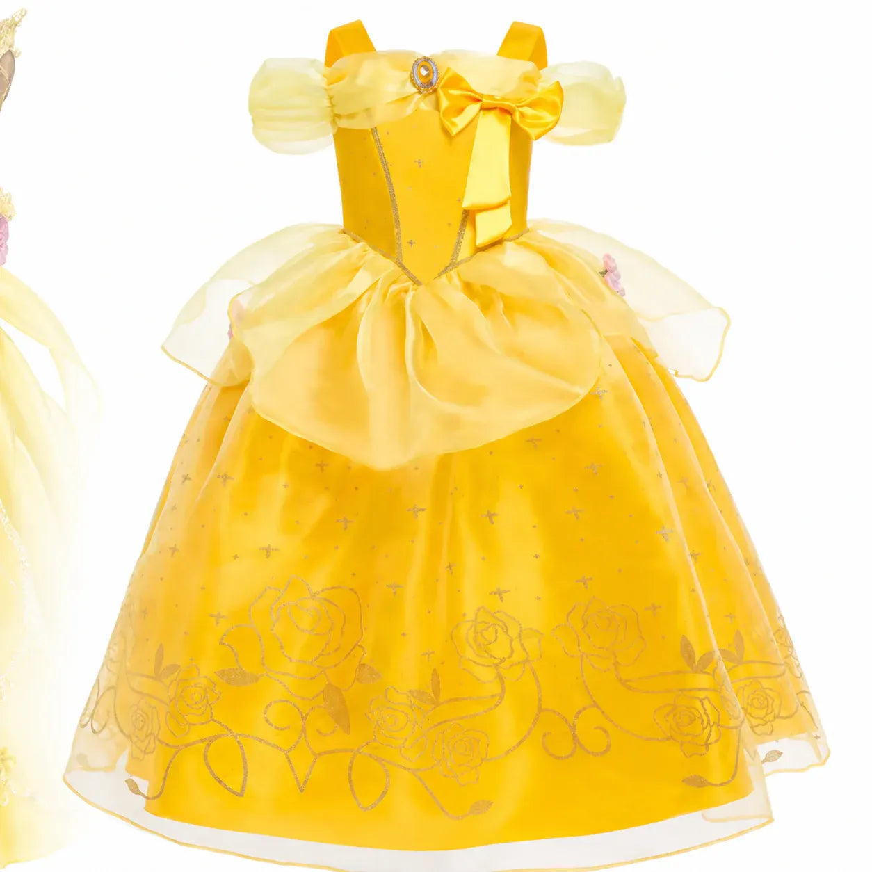 Girls Princess Halloween Party Dress Costume Set