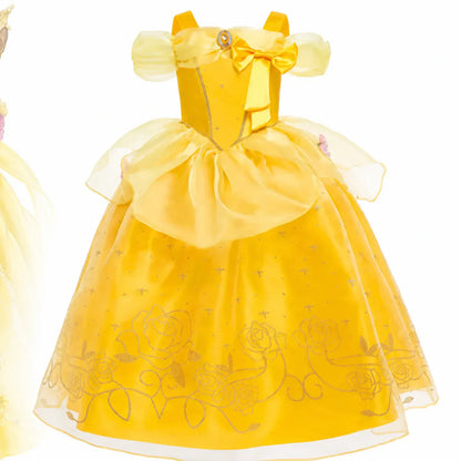 Girls Princess Halloween Party Dress Costume Set