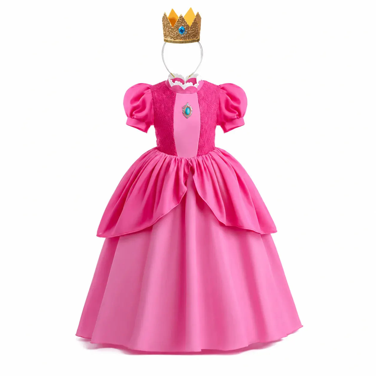 Girls Princess Party Dress Halloween Costume Set
