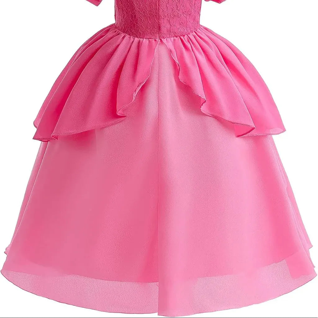 Girls Princess Party Dress Halloween Costume Set