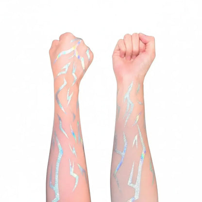 Glitter Halloween Temporary Tattoo Designs Accessory Set
