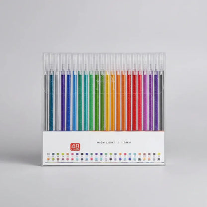 Glitter Sparkle Gel Pen Set for Creative Writing & Art Projects