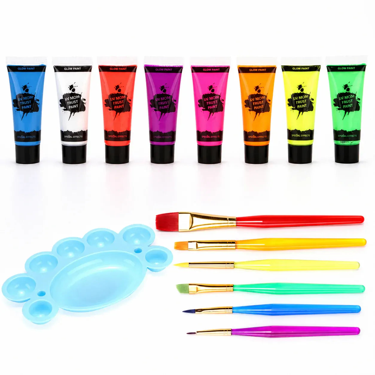 Glow-in-the-Dark UV Body Paint Set for Parties & Festivals