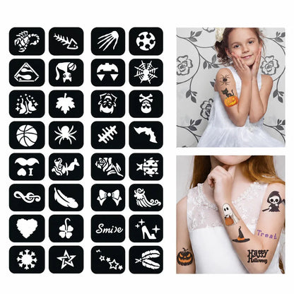 Glow-in-the-Dark UV Body Paint Set for Parties & Festivals