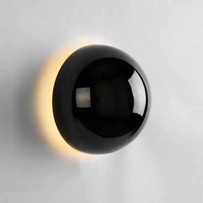 Gold Finish Bauhaus Eclipse Wall Sconce | Modern Art Deco Lighting