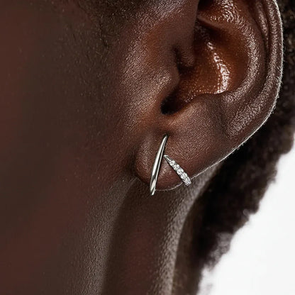 Gold Geometric Stud Earrings – Mother's Day Gift Jewelry