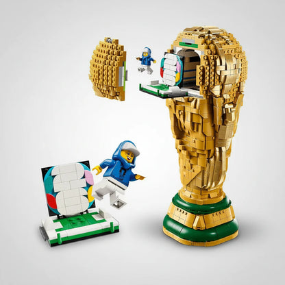 Gold Plastic Soccer Trophy Award for World Cup Display