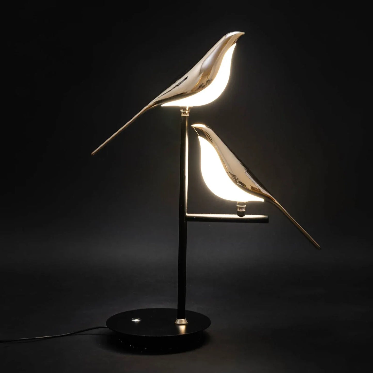 Golden Bird-Shaped LED Wall Sconce | Modern Nordic Style Light Fixture
