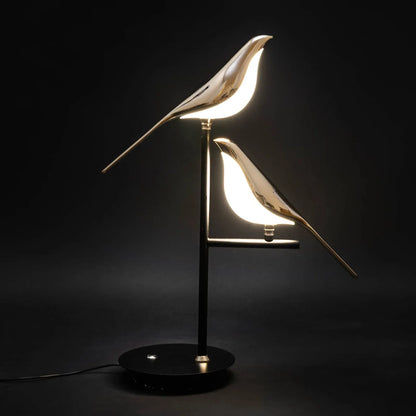 Golden Bird-Shaped LED Wall Sconce | Modern Nordic Style Light Fixture