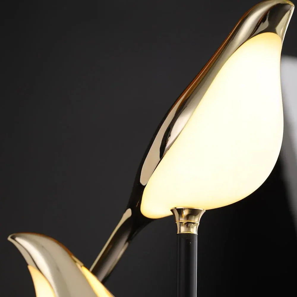 Golden Bird-Shaped LED Wall Sconce | Modern Nordic Style Light Fixture