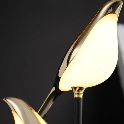 Golden Bird-Shaped LED Wall Sconce | Modern Nordic Style Light Fixture