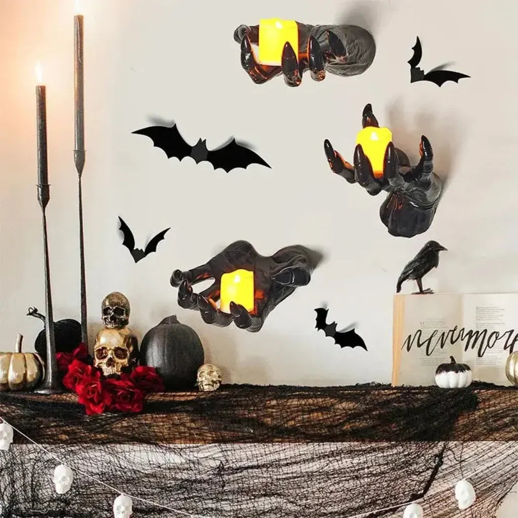 Gothic 3D Halloween Wall Art Decor for Home